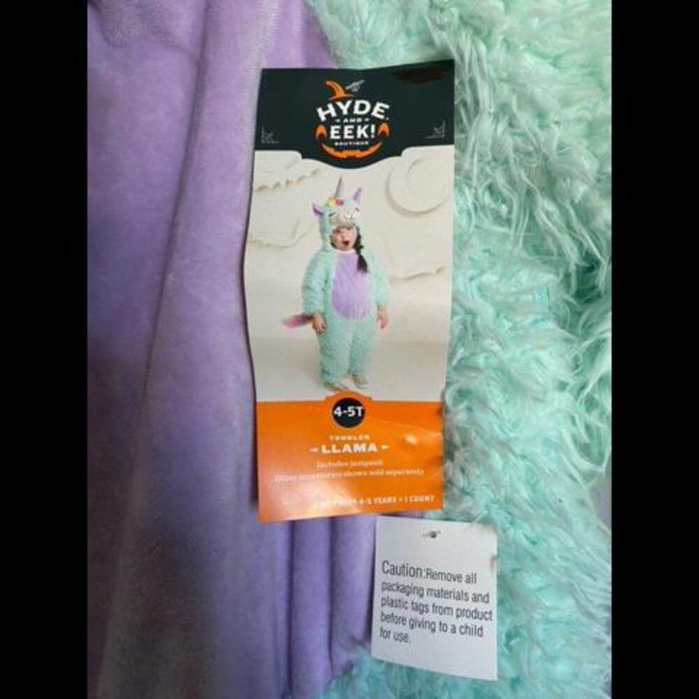 Soft Llama Toddler Costume (4-5T) NWT - Hyde and Eek Boutique Brand from Target